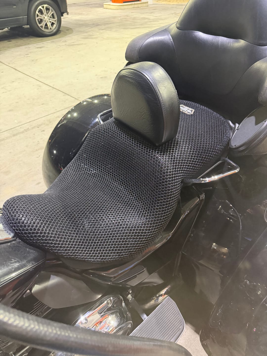 Customer photo review of Wind Rider Seat Cover