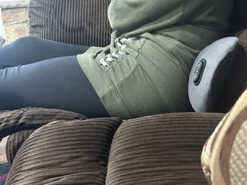 Customer photo review of ORTHEVIA OrthoVital™ Pro 3-in-1 Back Massager