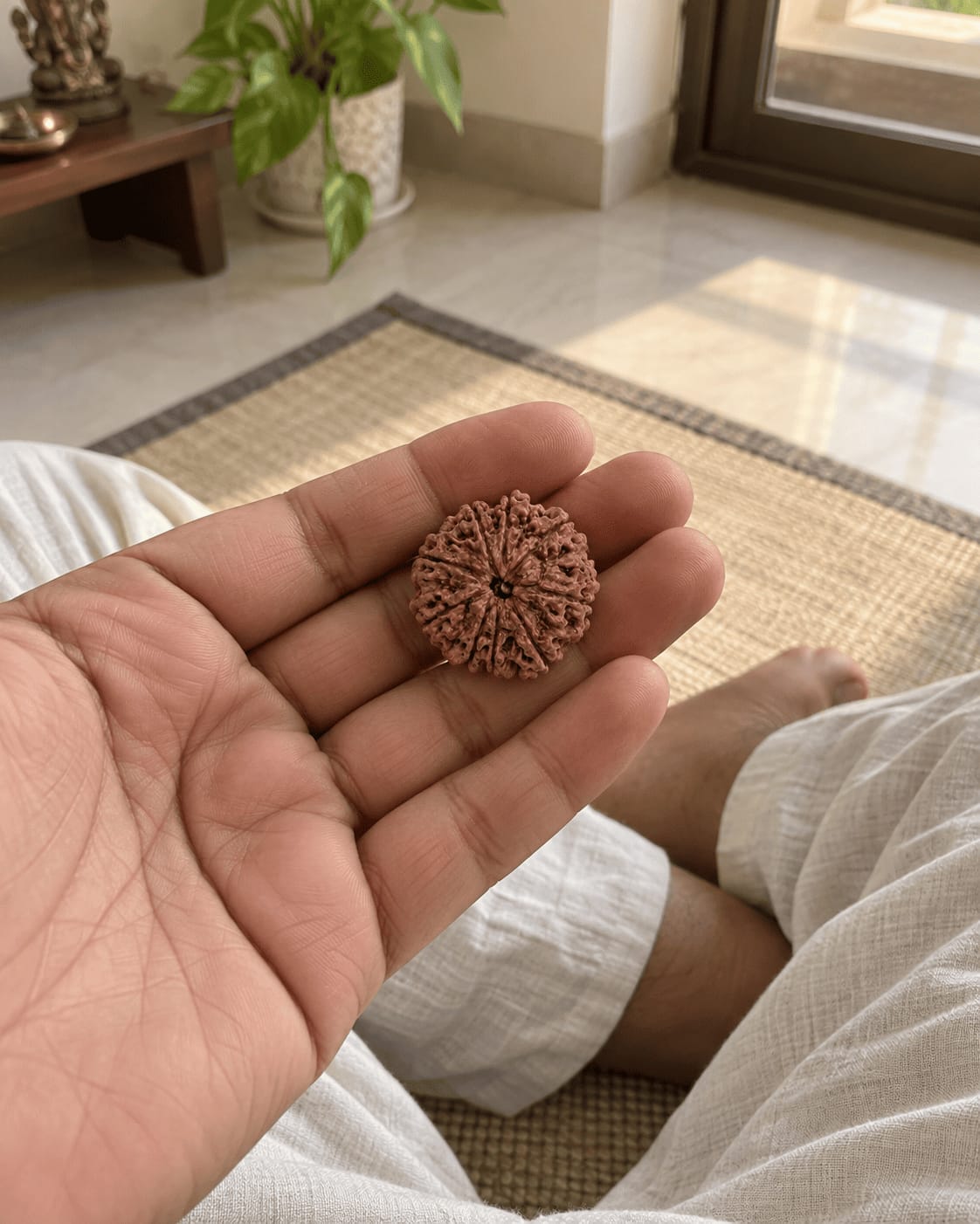 Customer photo review of 9 Mukhi Rudraksha (Nepali)