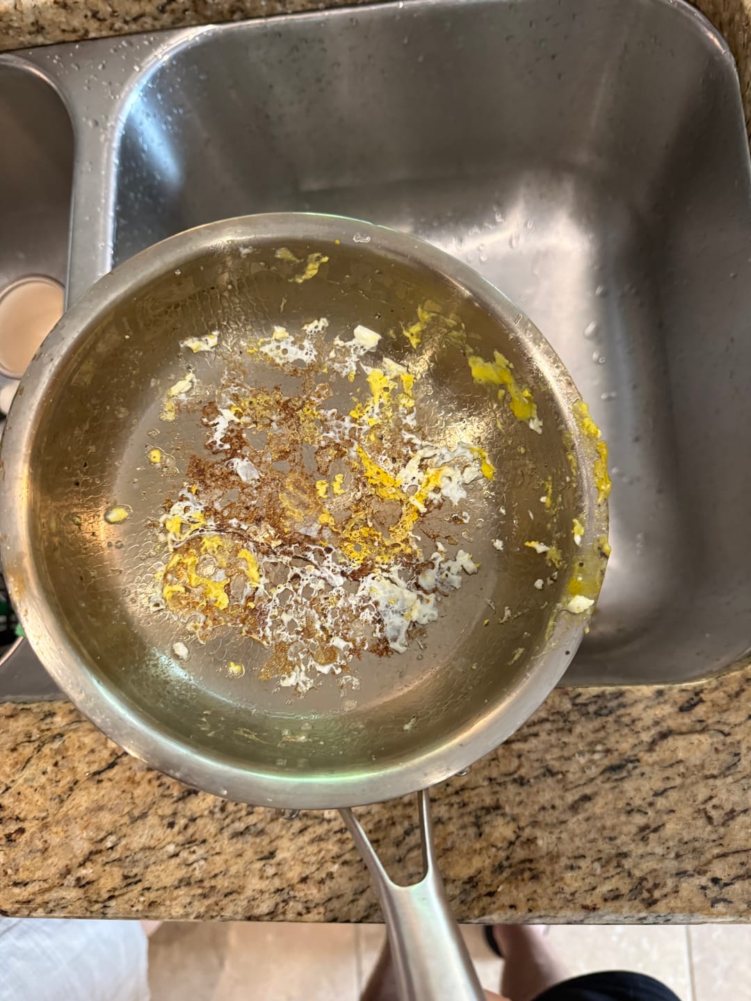 Customer photo review of Hand-Hammered Titanium Pan