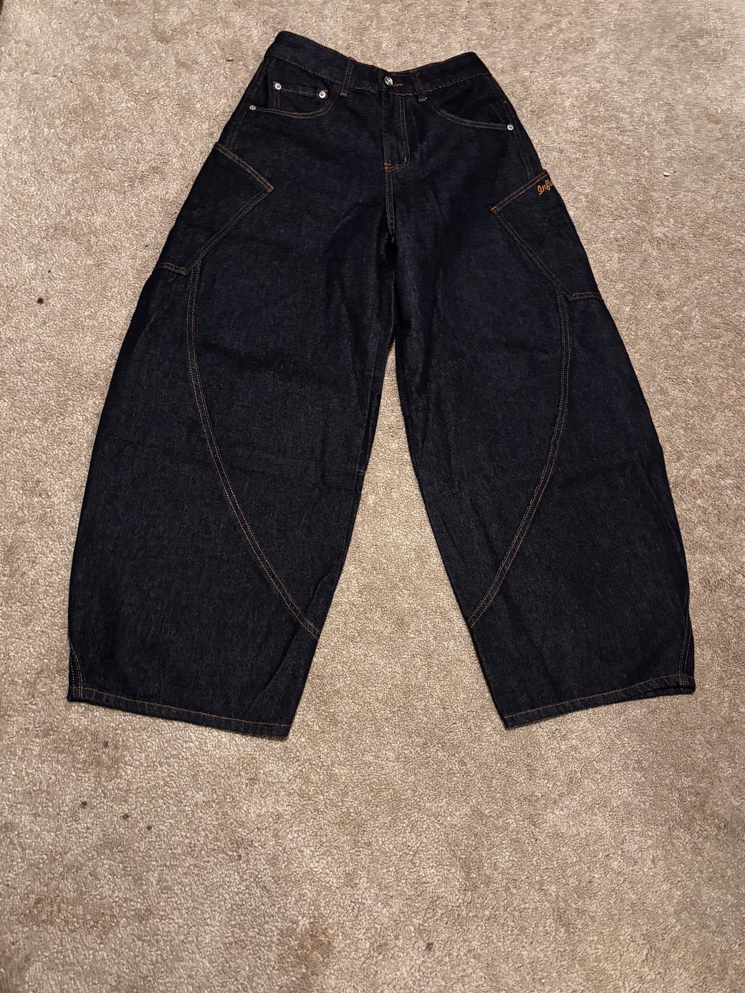 Customer photo review of INFLATION Super Raw Barrel Jeans | Inflation Streetwear