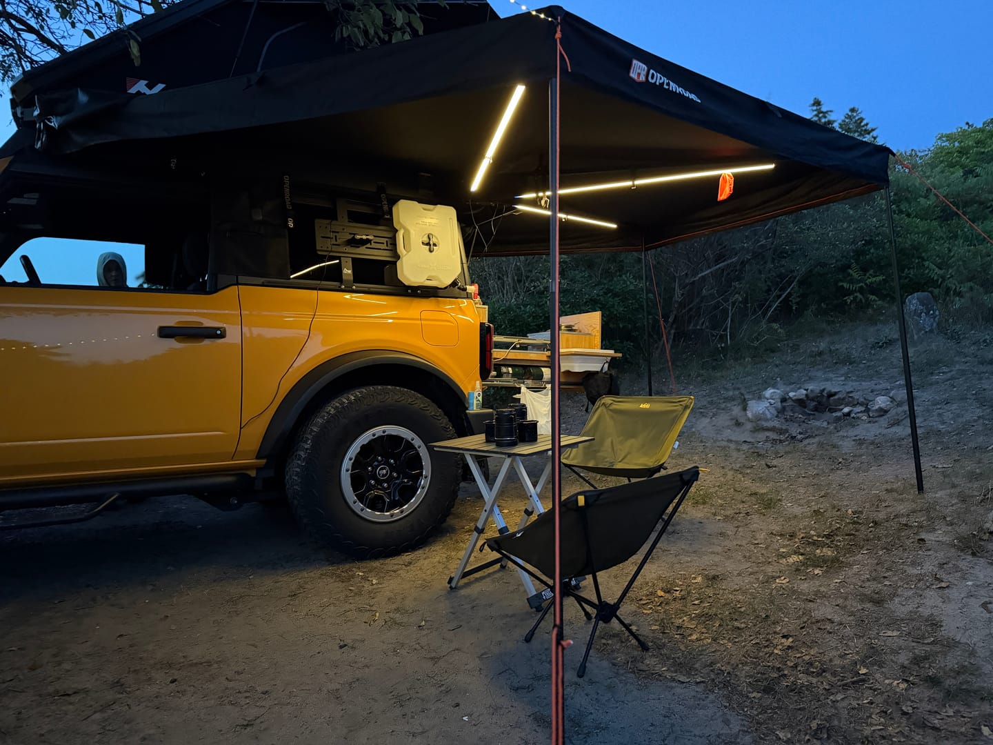 Customer photo review of OPENROAD  270 Free Standing Awning for Camping-Adventure Series