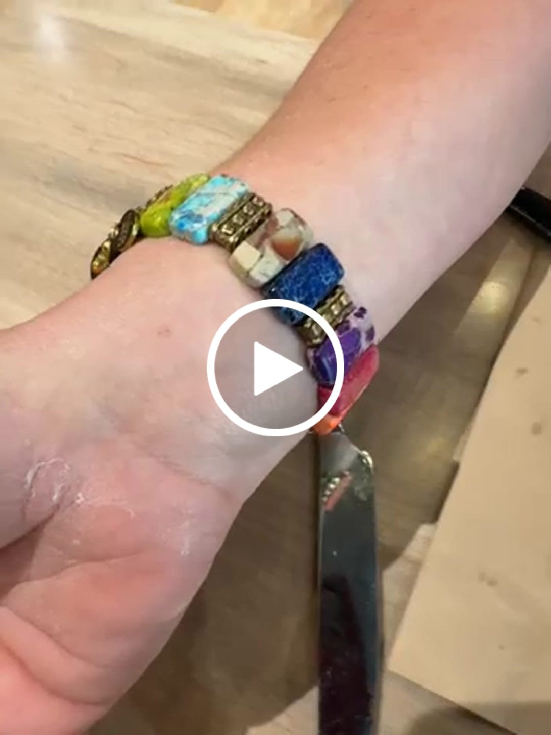 Customer video review of Chic Chakra Stretch Apple Watch Strap