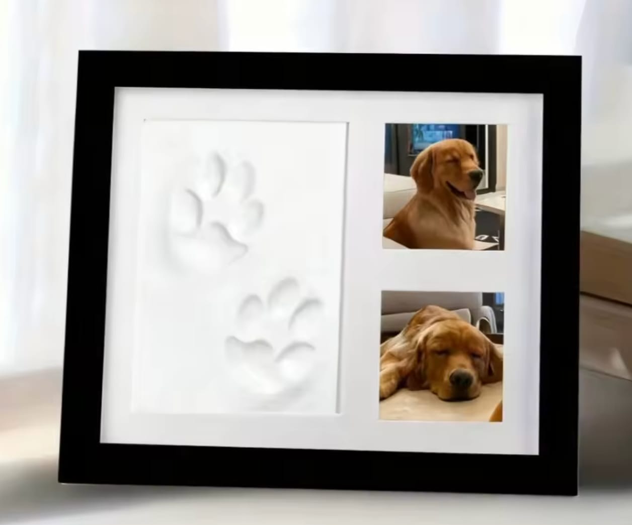 Customer photo review of Hoofmark™  Clay Hoofprint Frame