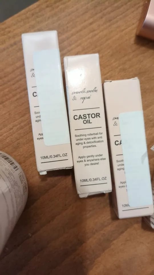 Customer photo review of Sérum para el contorno de ojos con aceite de ricino