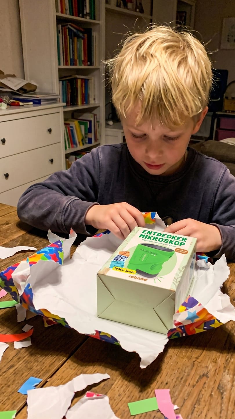 Customer photo review of Rabano Entdecker Mikroskop für Kinder
