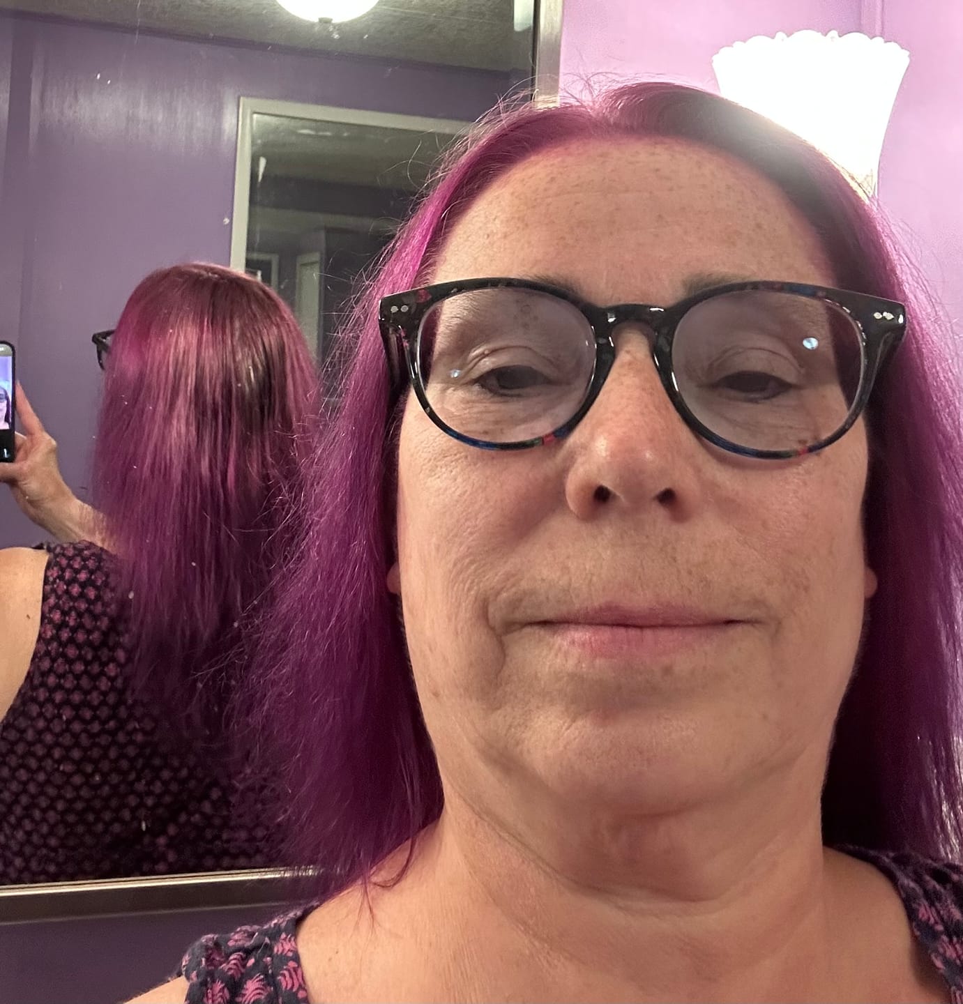 Customer photo review of Instant Dye Shampoo