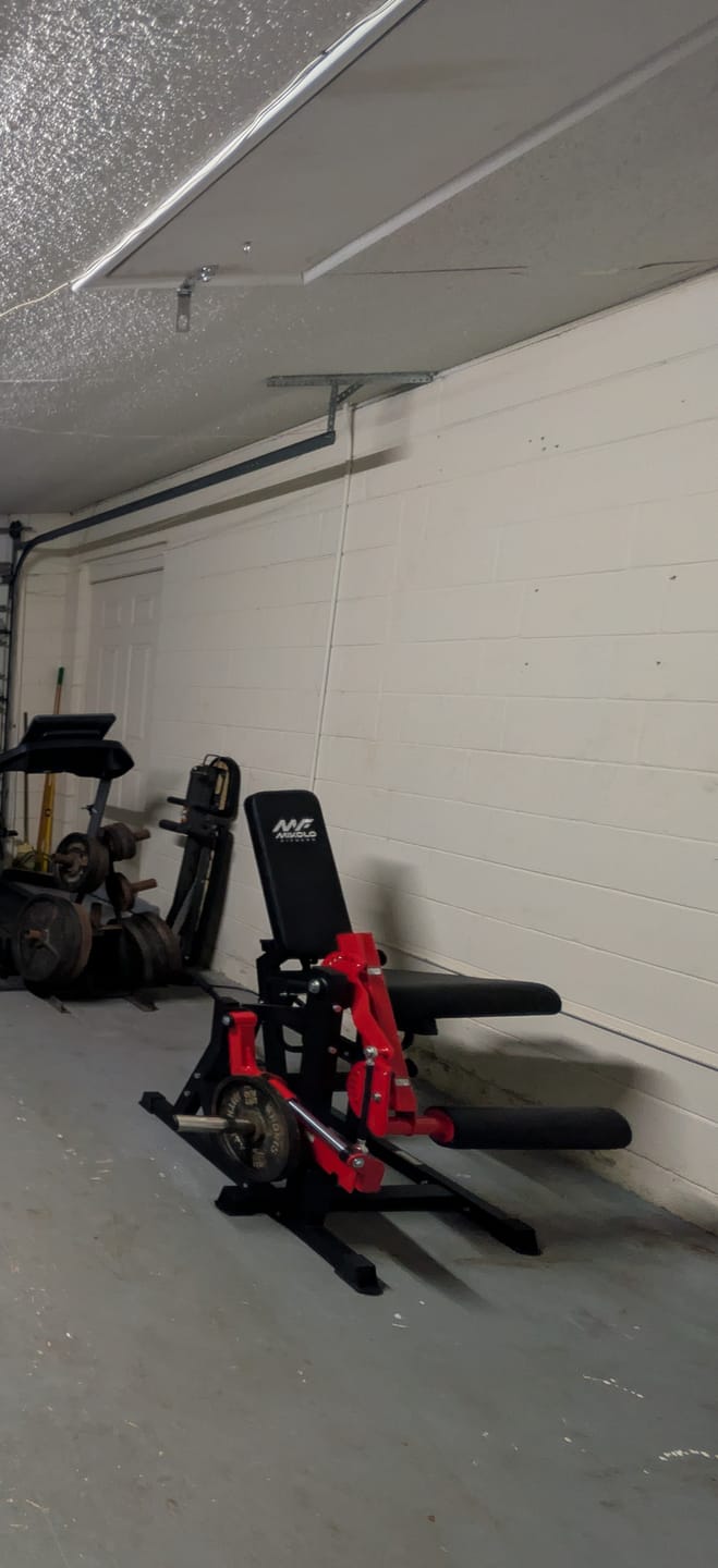 Customer photo review of NOVA™ Progressive Load Leg Extension & Curl Machine