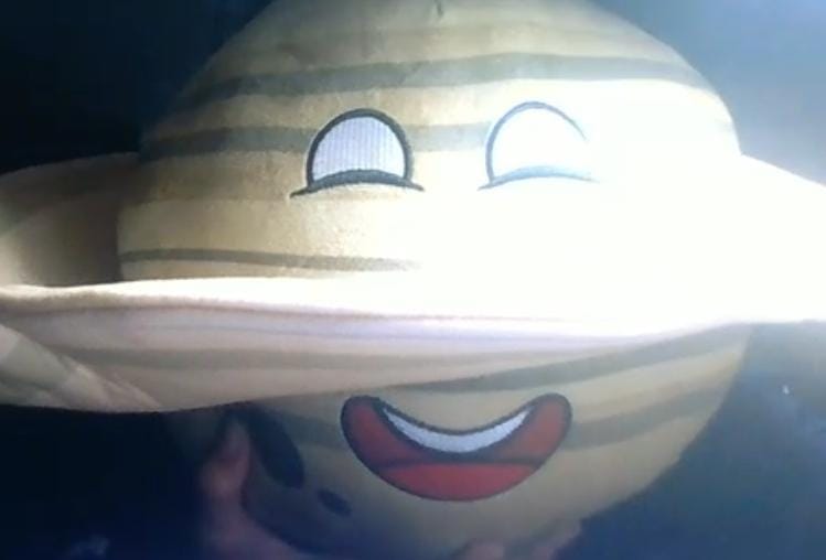 Customer photo review of The SolarBalls Saturn Plush
