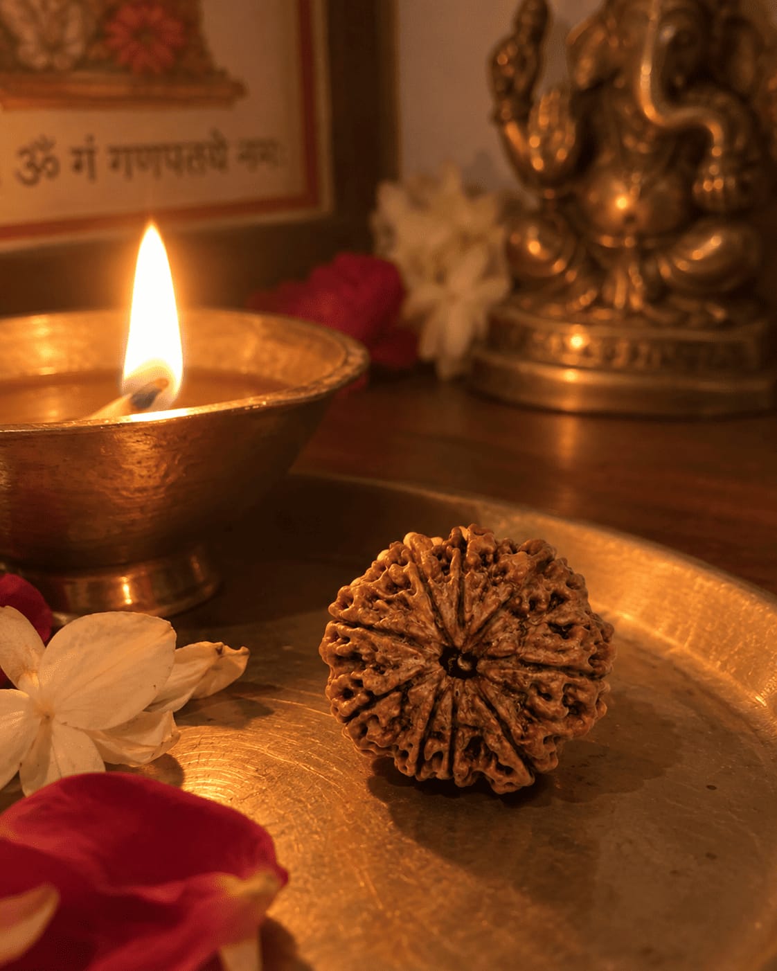 Customer photo review of 9 Mukhi Rudraksha (Nepali)