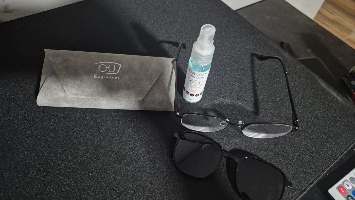 Customer photo review of Óculos Clipon Bolt (1 Lente)