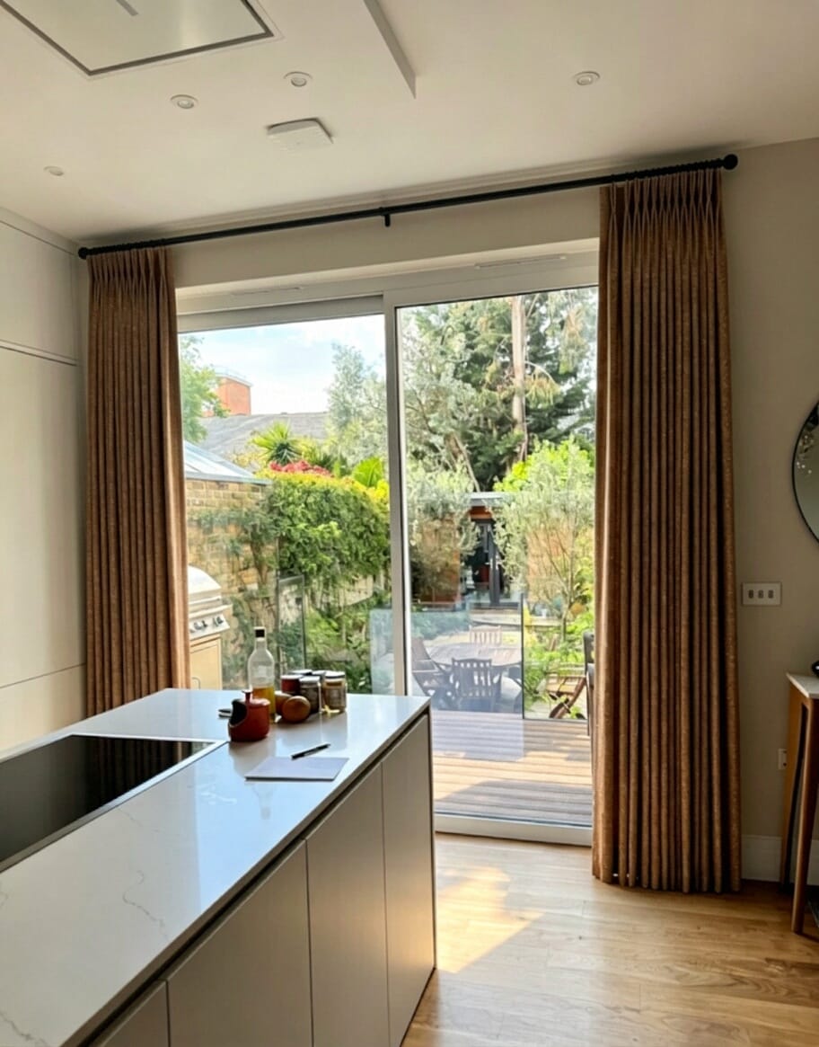 Customer photo review of Morrey Vintage Botanical Linen Curtains