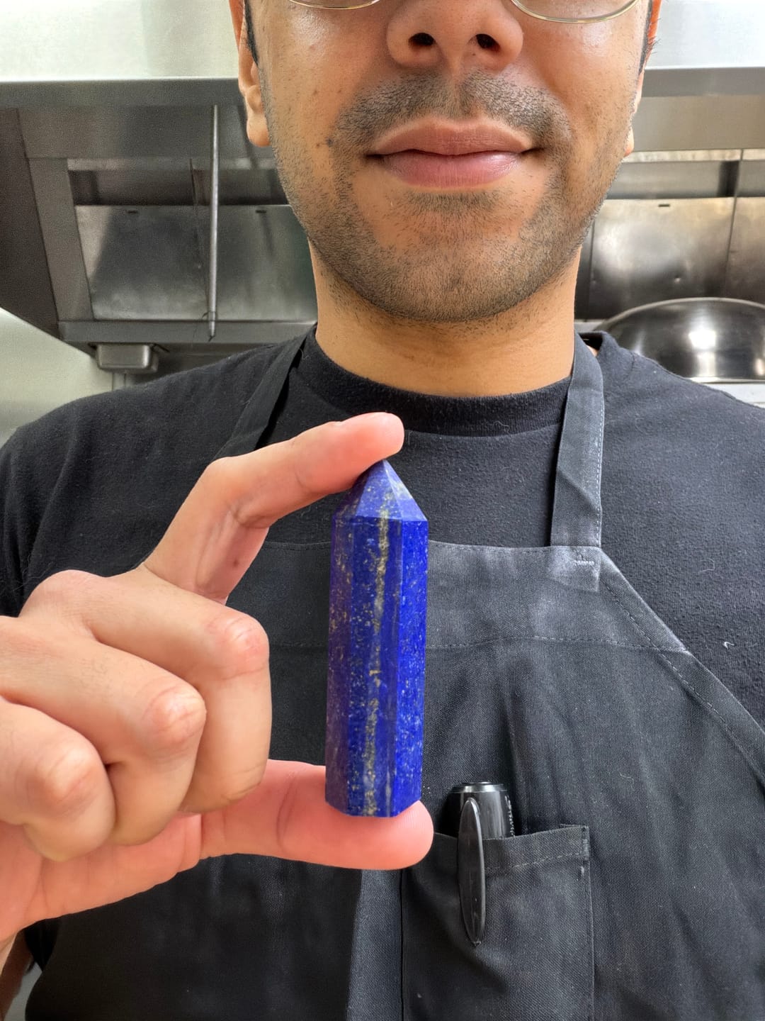 Customer photo review of Lapis Lazuli Obelisk