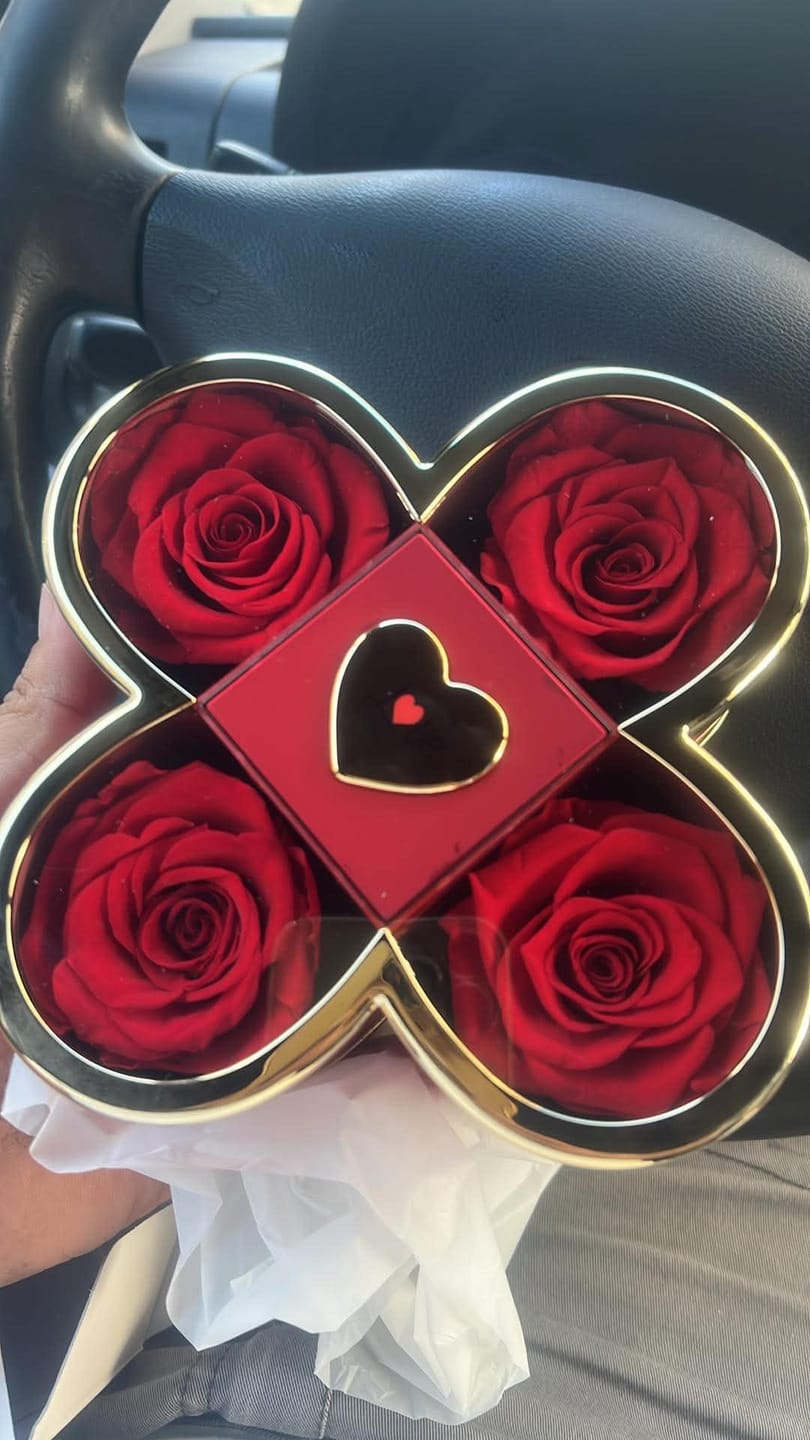 Customer photo review of Eternal Luck Box & Personalized Necklace