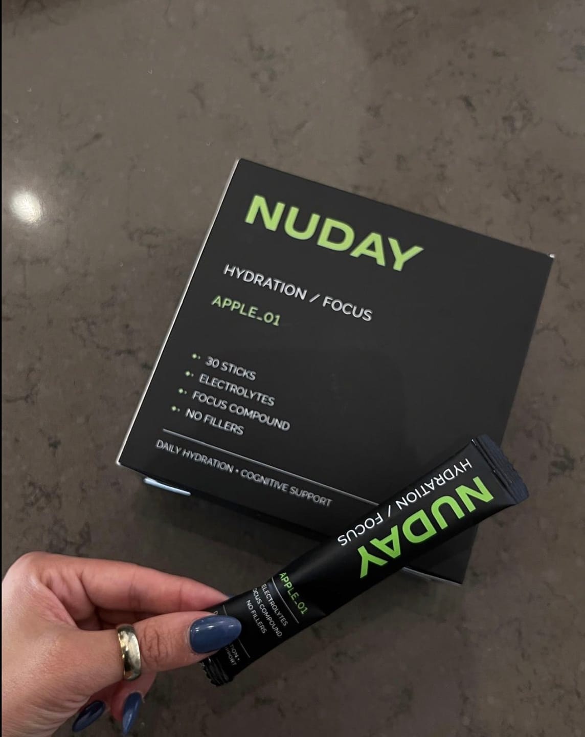 Customer photo review of Nuday Hydration + Focus Mix