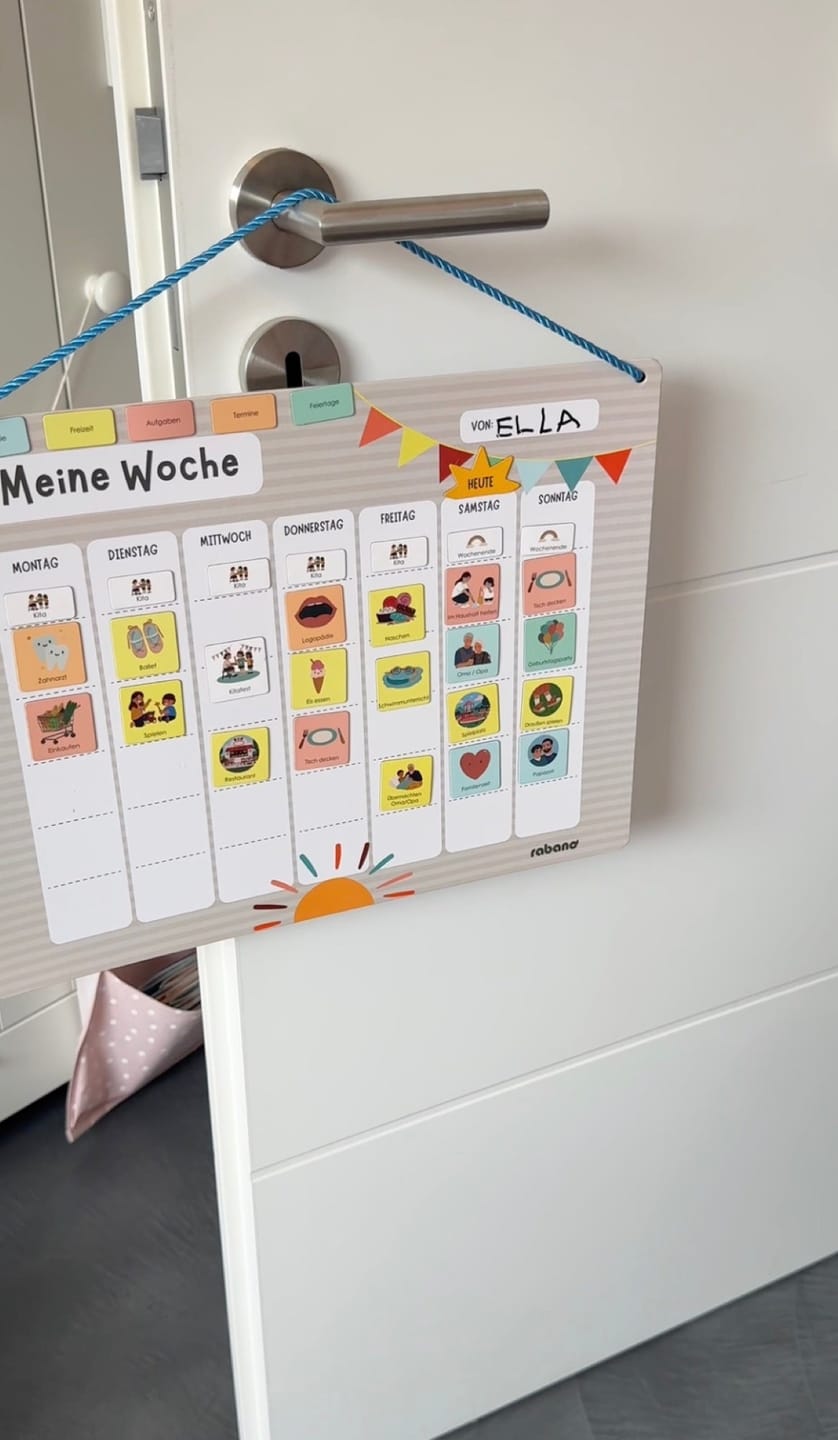 Customer photo review of Wochenplaner für Kinder Natur