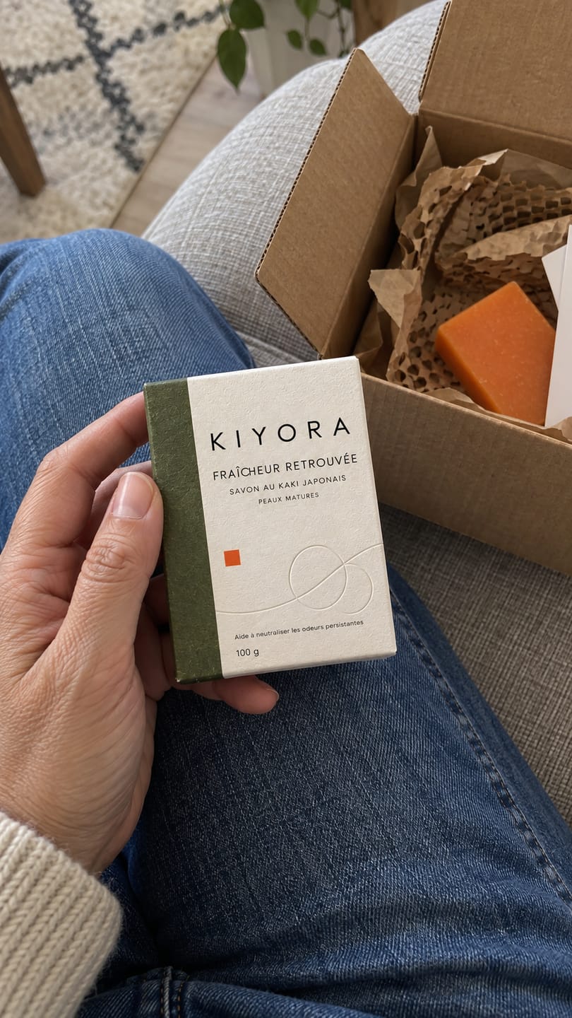 Customer photo review of Savon anti-odeur au kaki japonais
