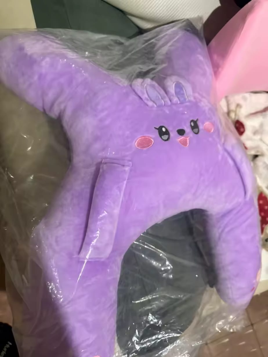 Customer photo review of CuddleRest — Kids Travel Cuddle Buddy