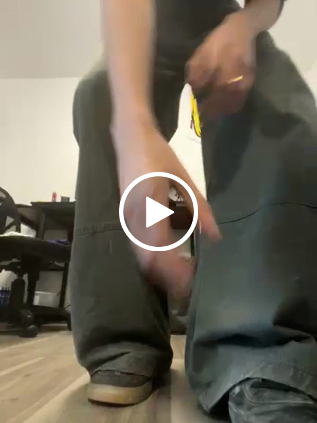 Customer video review of Camo Patchwork Barrel Pants | Inflation Streetwear