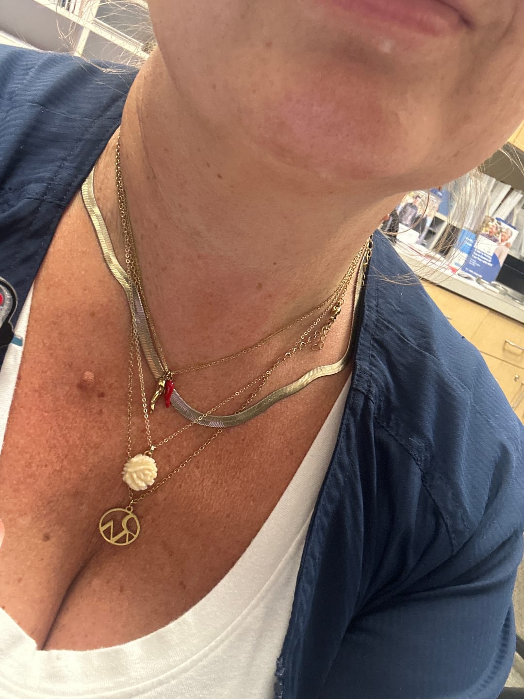 Customer photo review of Catalonia Necklace