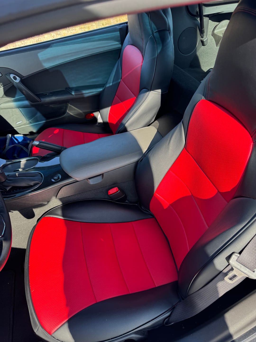 Customer photo review of Corvette C6 Custom Leather Seat Covers