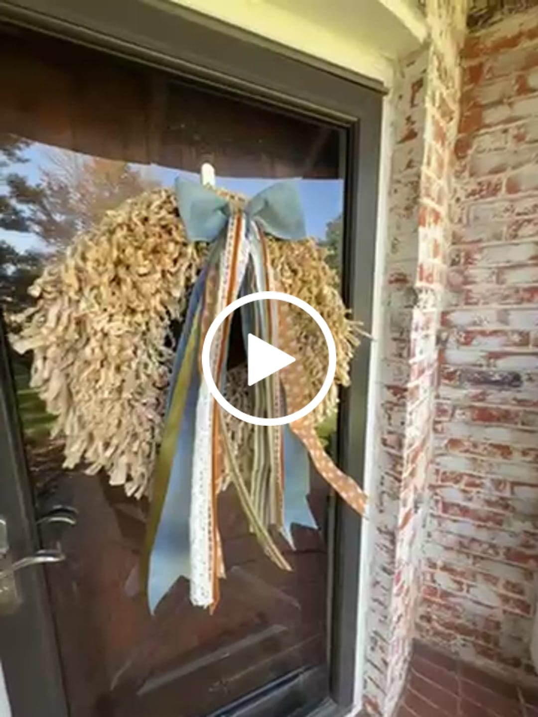 Customer video review of Gilded Pumpkin Wreath Ribbon