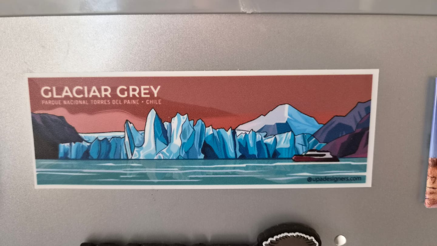 Customer photo review of Sticker Glaciar Grey-Alargado