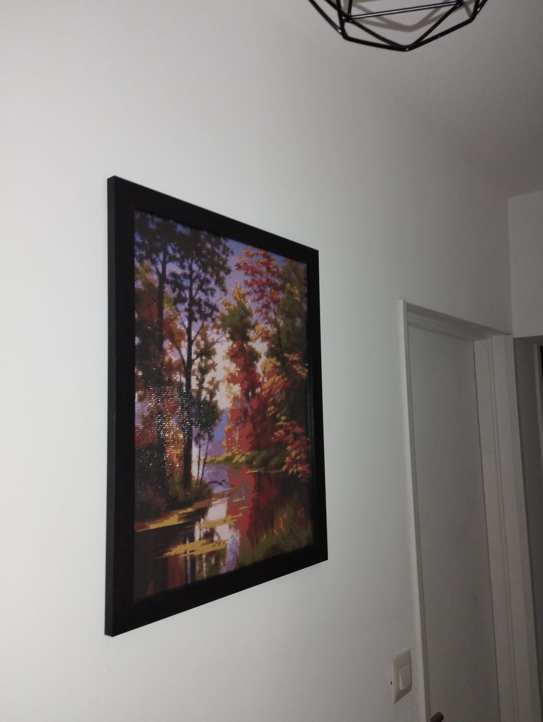 Customer photo review of Broderie Diamant - Lac en Automne