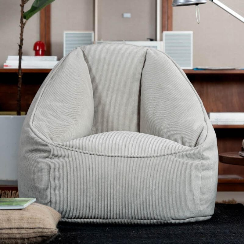 Customer photo review of Pouf Poire en Velours Côtelé – Fauteuil d’Appoint Confortable