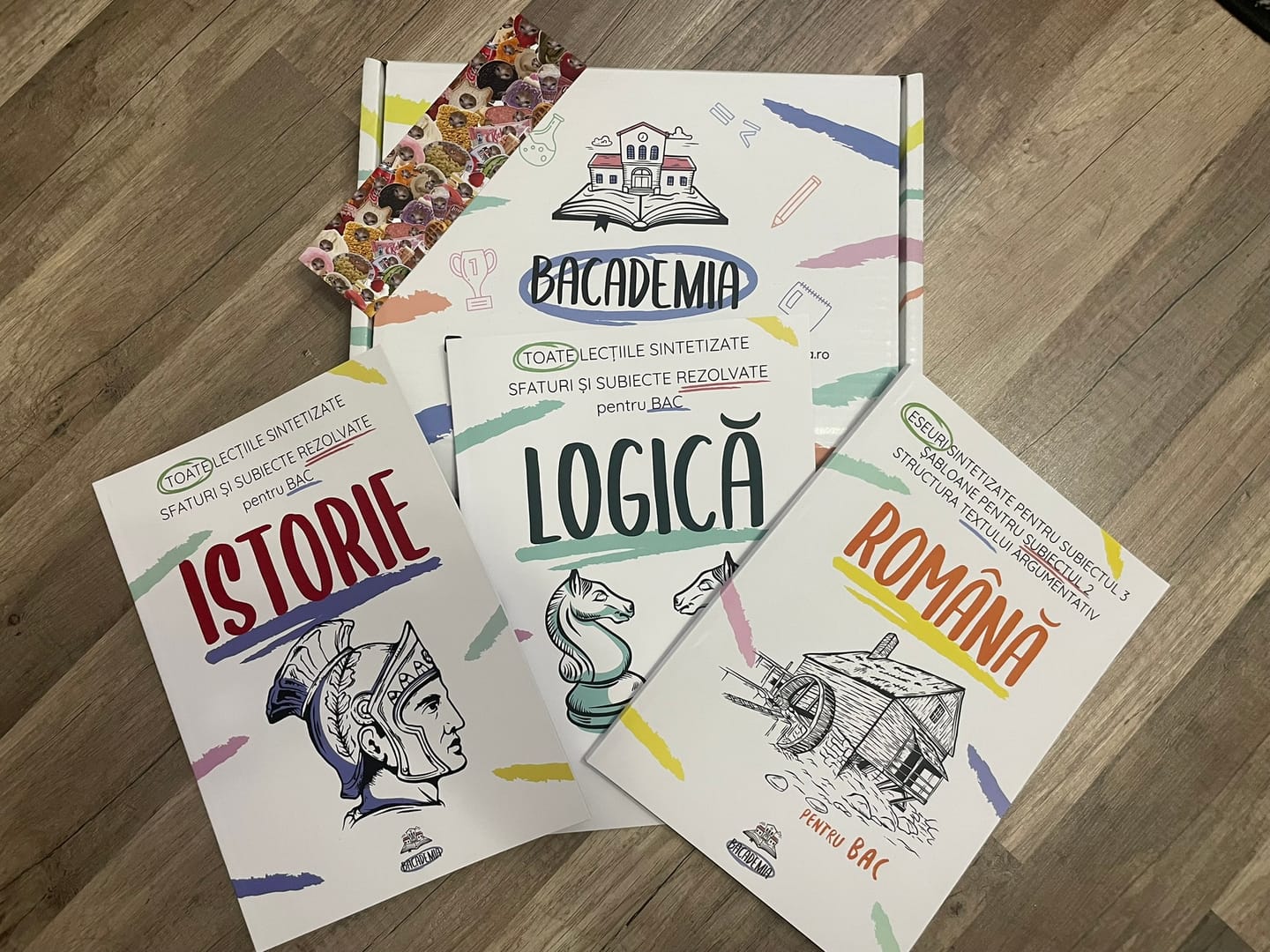 Customer photo review of Pachet Bacalaureat (Română + Istorie + Logică) Bacademia