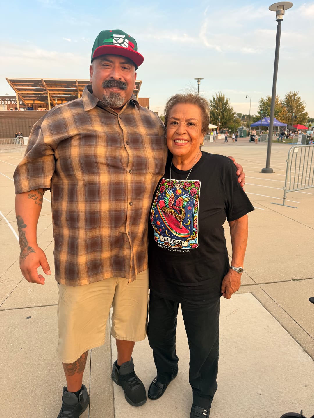 Customer photo review of Premium Bella Canvas La Mera Chancla T-shirt