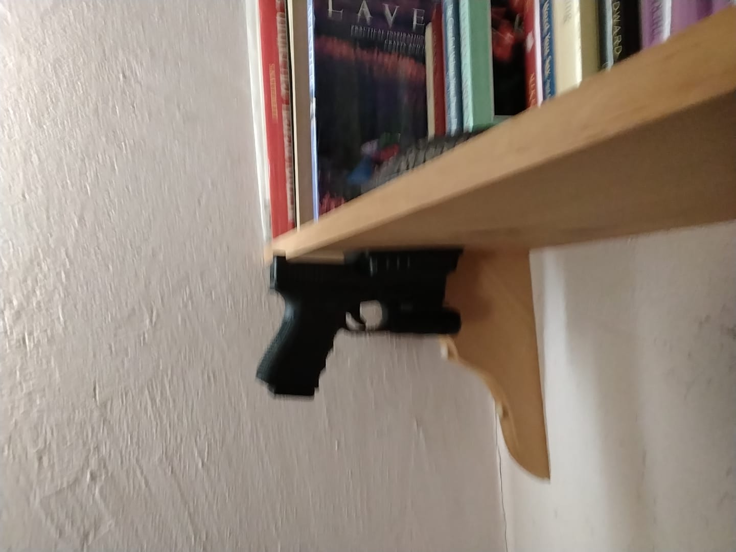 Customer photo review of Damn Good™ Magnetic Quick Draw Pistol Mount