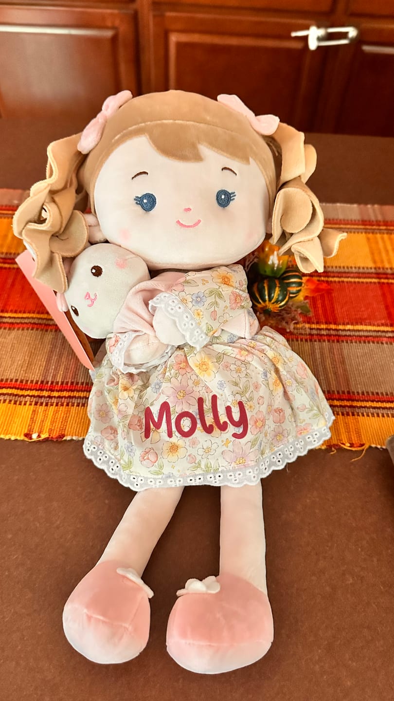 Customer photo review of Personalized Mabel & Her Lovey