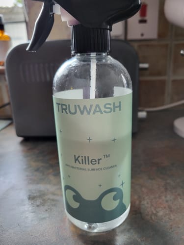 Customer photo review of Killer Antibacterial Spray 500ml - Lemongrass & Lime Scent