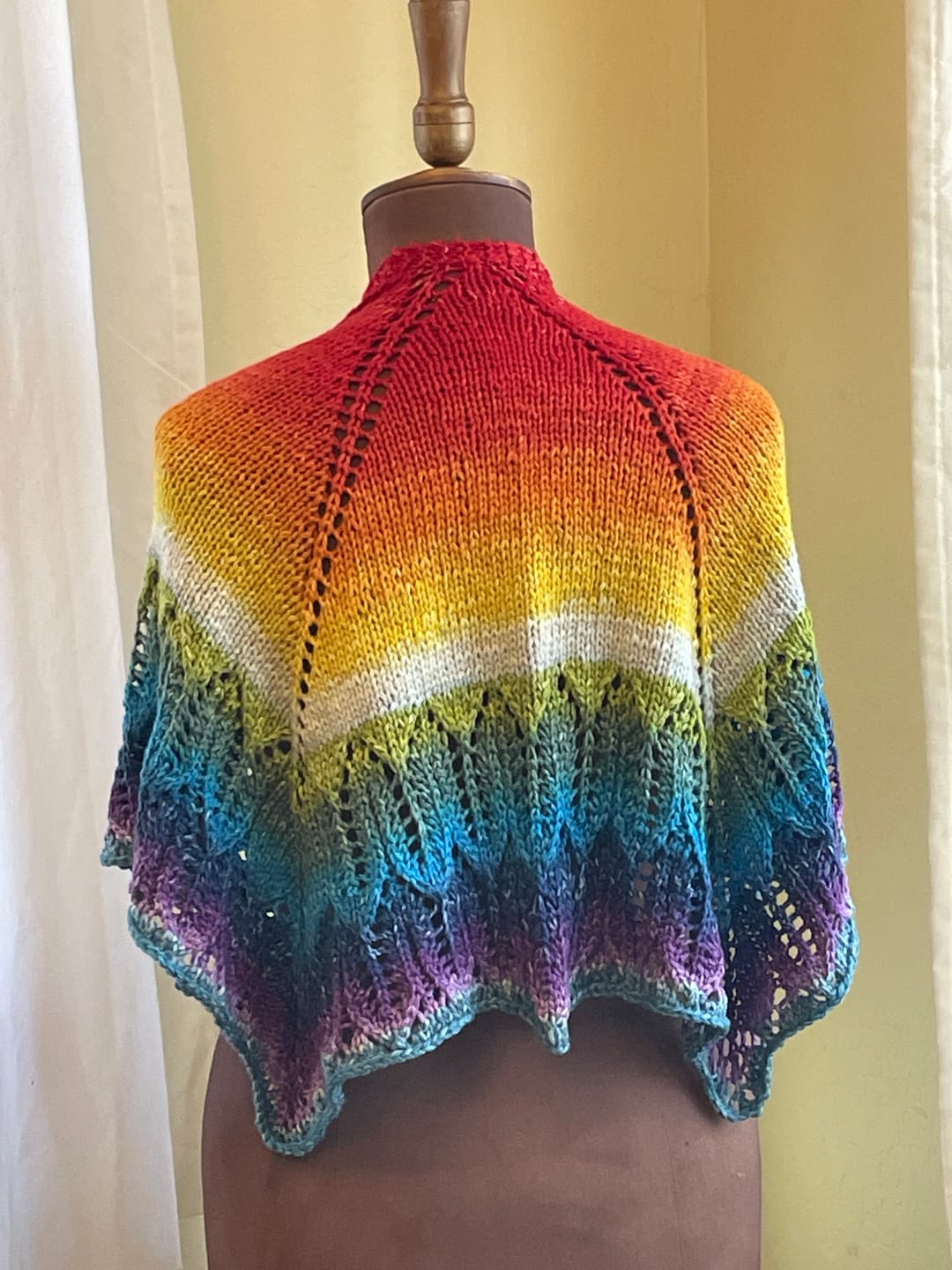 Customer photo review of Juniper Moon Farm Cumulus Rainbow Yarn