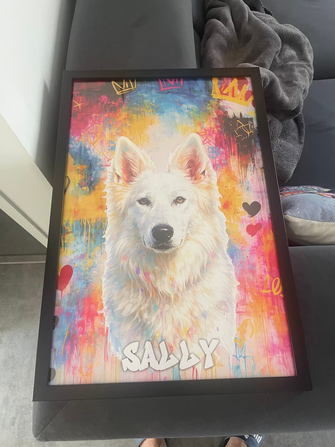 Customer photo review of Le graffiti - Poster personnalisé