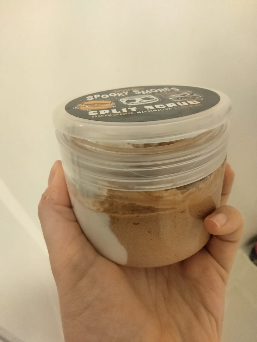 Customer photo review of Spooky Smores Split Scrub