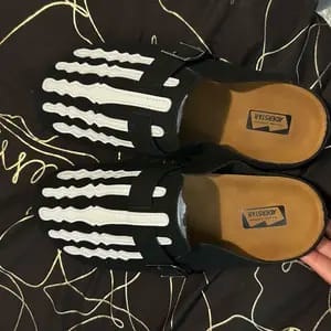 Customer photo review of Skeleton Mule Slides