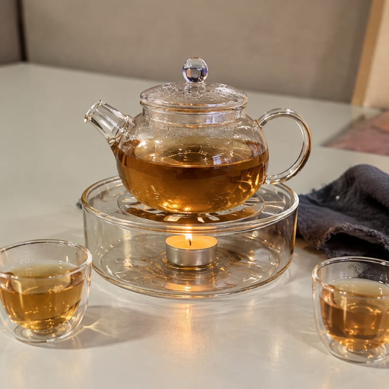 Customer photo review of Riku Miniature Glass Teapot
