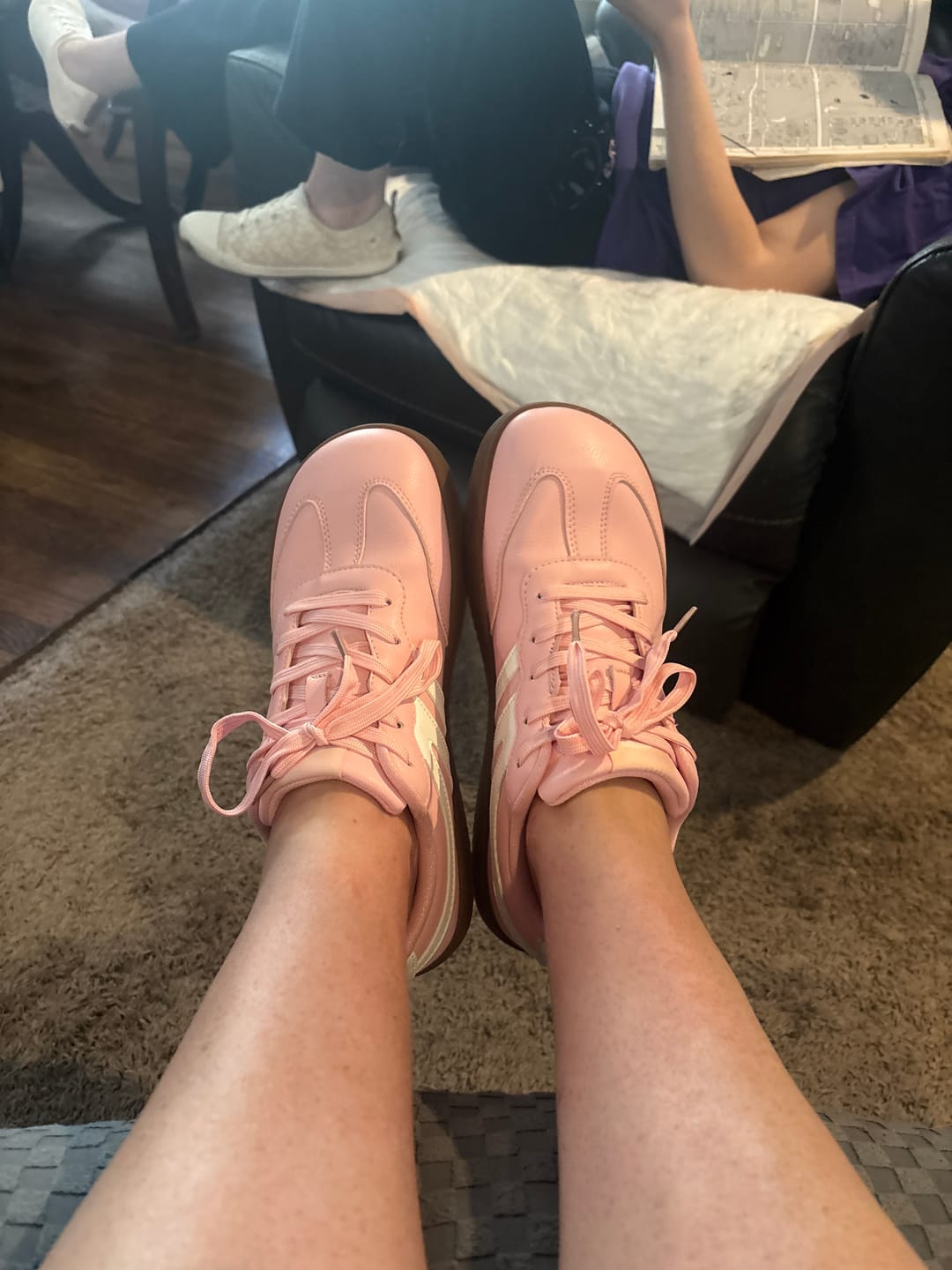 Customer photo review of Laurel - Wide Toe Shoes