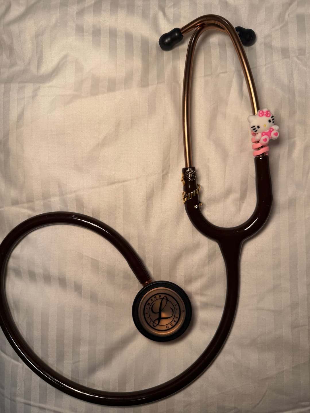 Customer photo review of Littmann Classic III Monitoring Stethoscope: Chocolate & Copper 5809