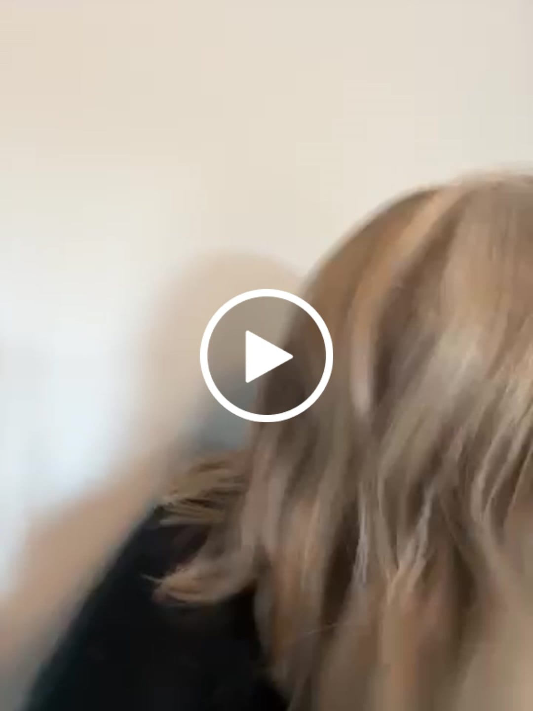 Customer video review of At-home keratin treatment