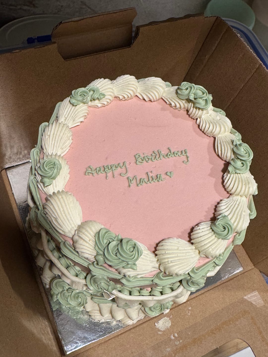 Customer photo review of mia mini cake