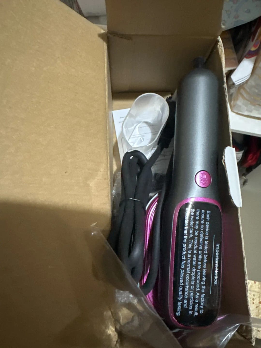 Customer photo review of The Perfect Press™ - 2 in 1 Steamer & Iron