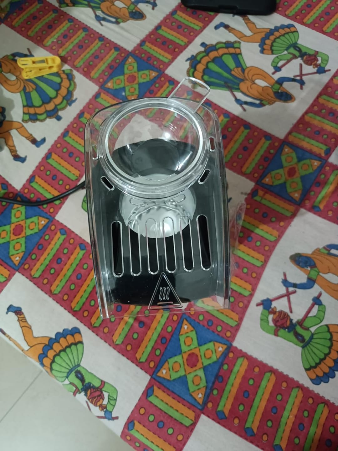 Customer photo review of Oil-Free Popcorn Maker Machine