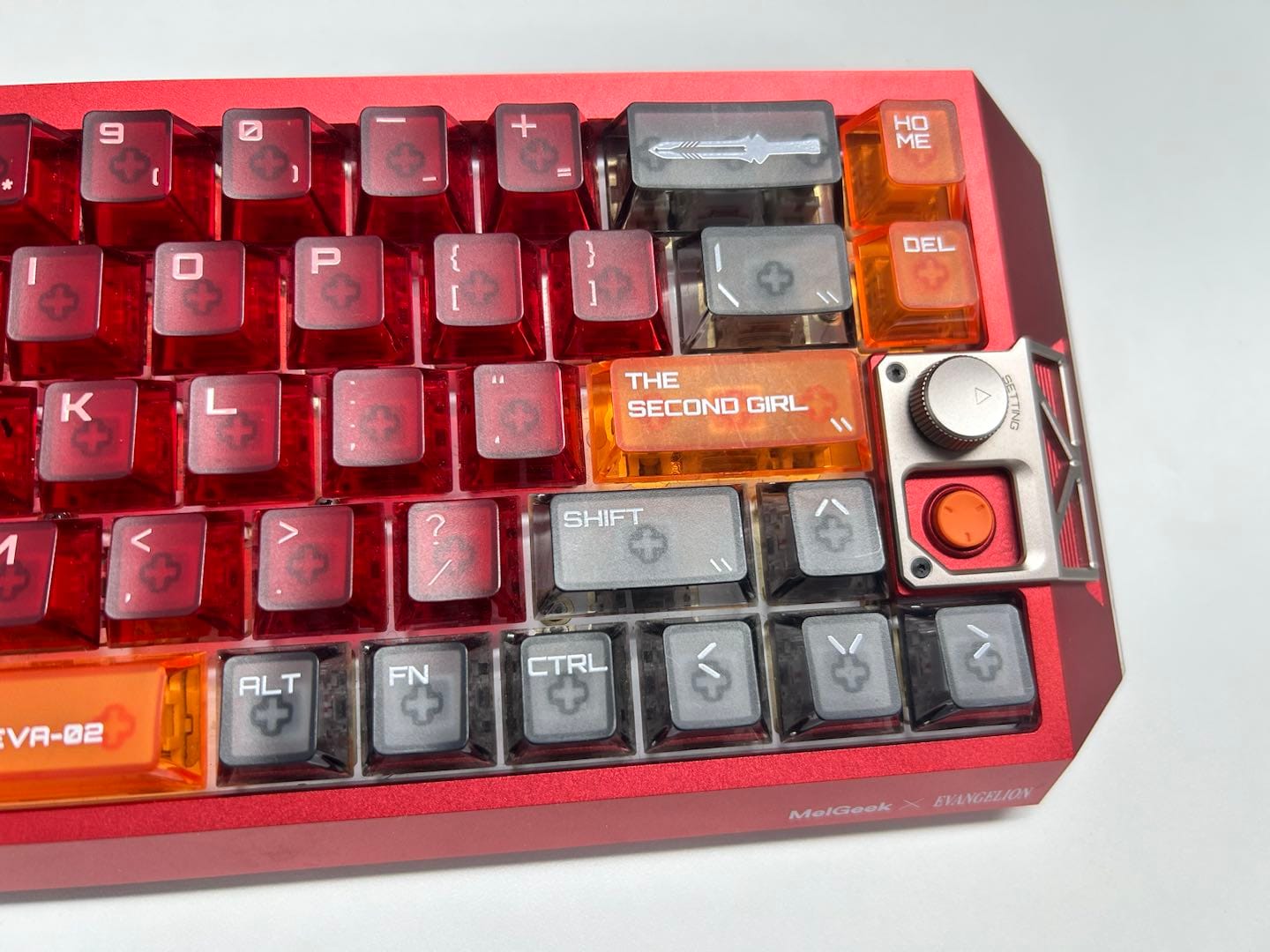 Customer photo review of Centauri60 Asuka Edition  HE Gaming Keyboard