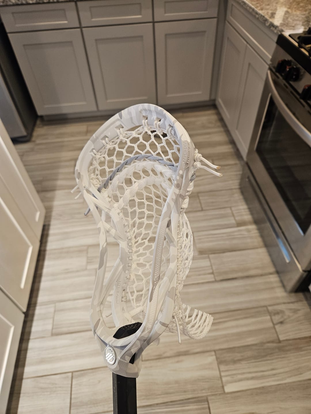 Customer photo review of Black Lion Premium Lacrosse Mesh