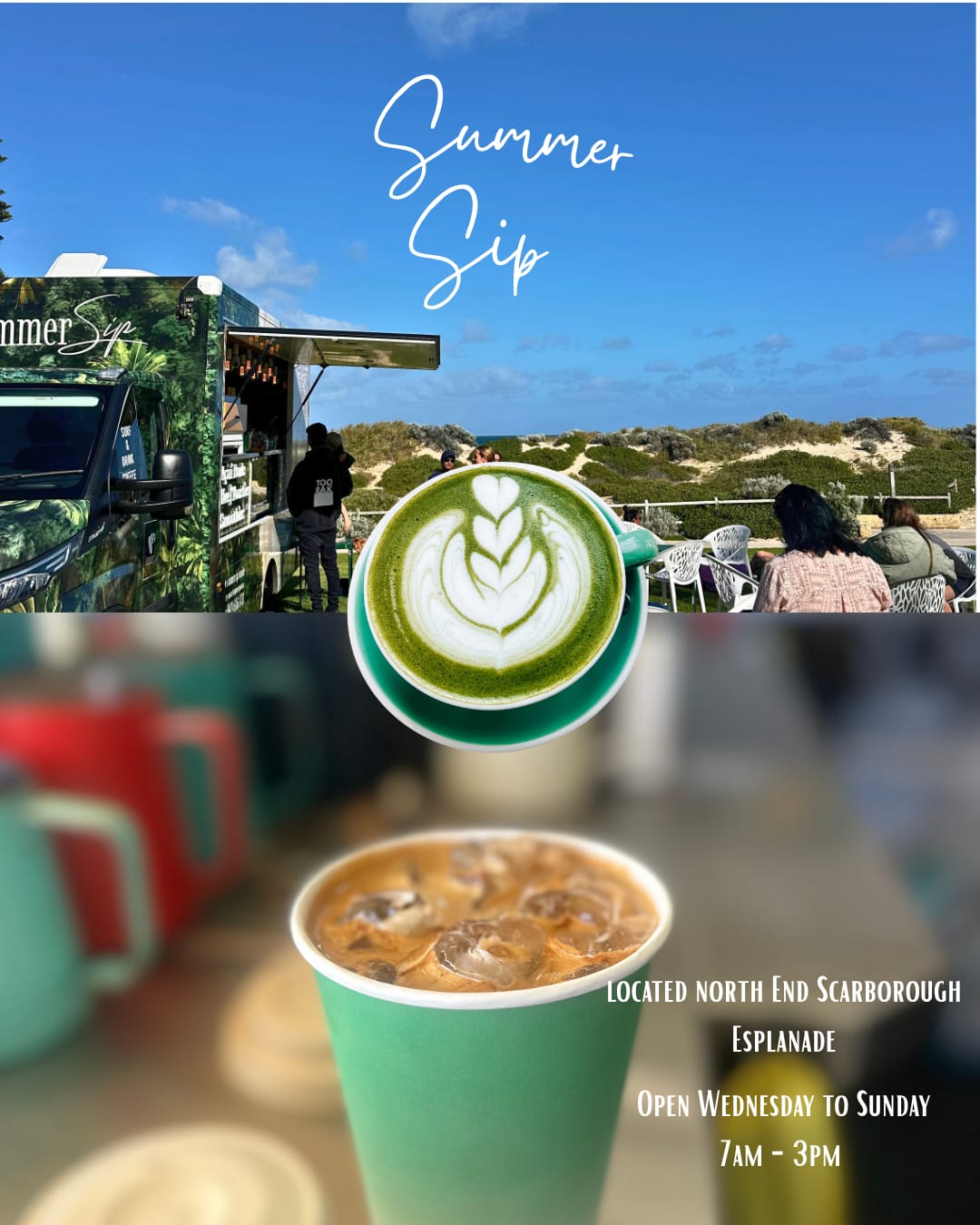 Customer photo review of Premium Matcha Latte