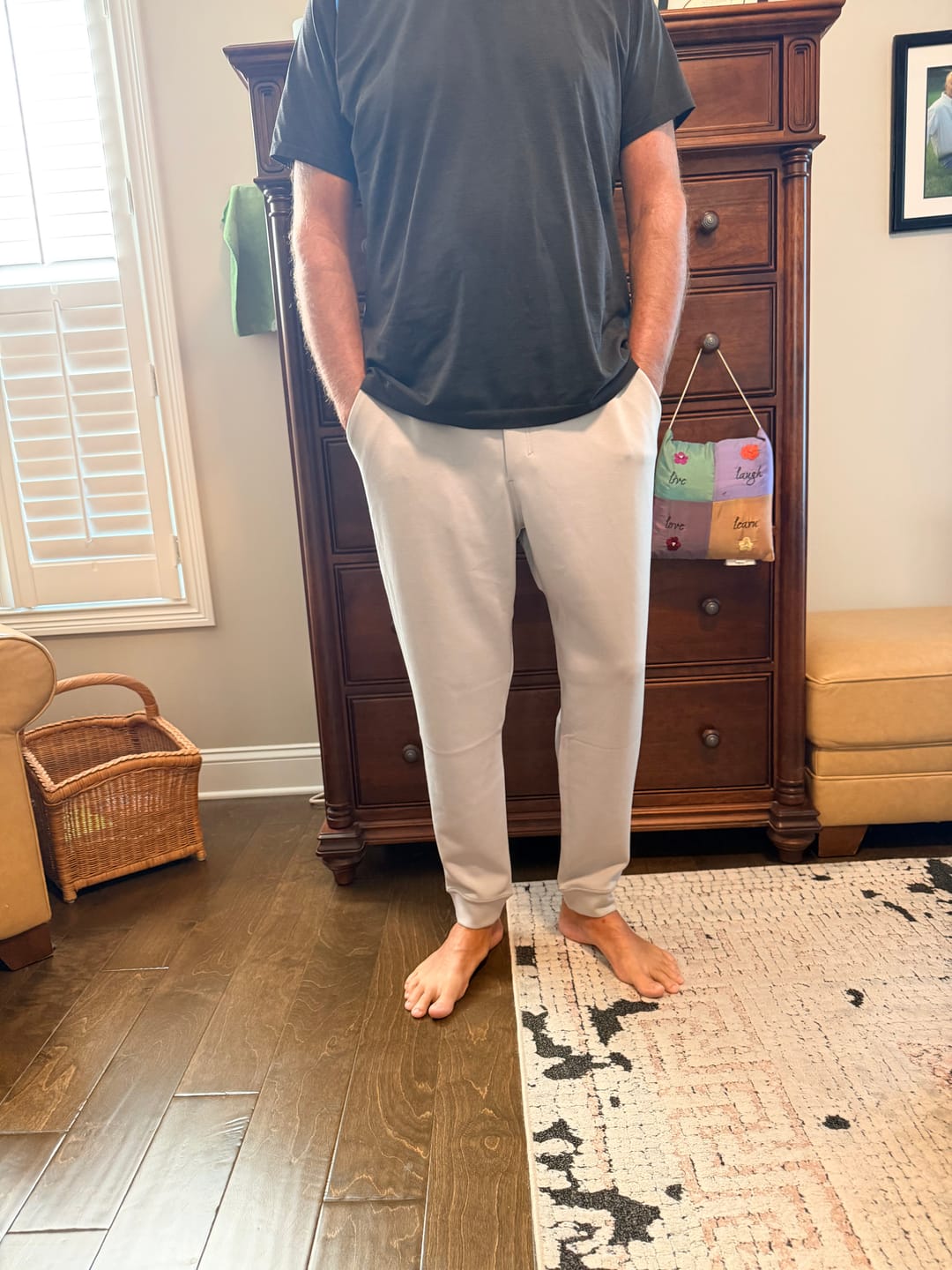 Customer photo review of Aura Joggers