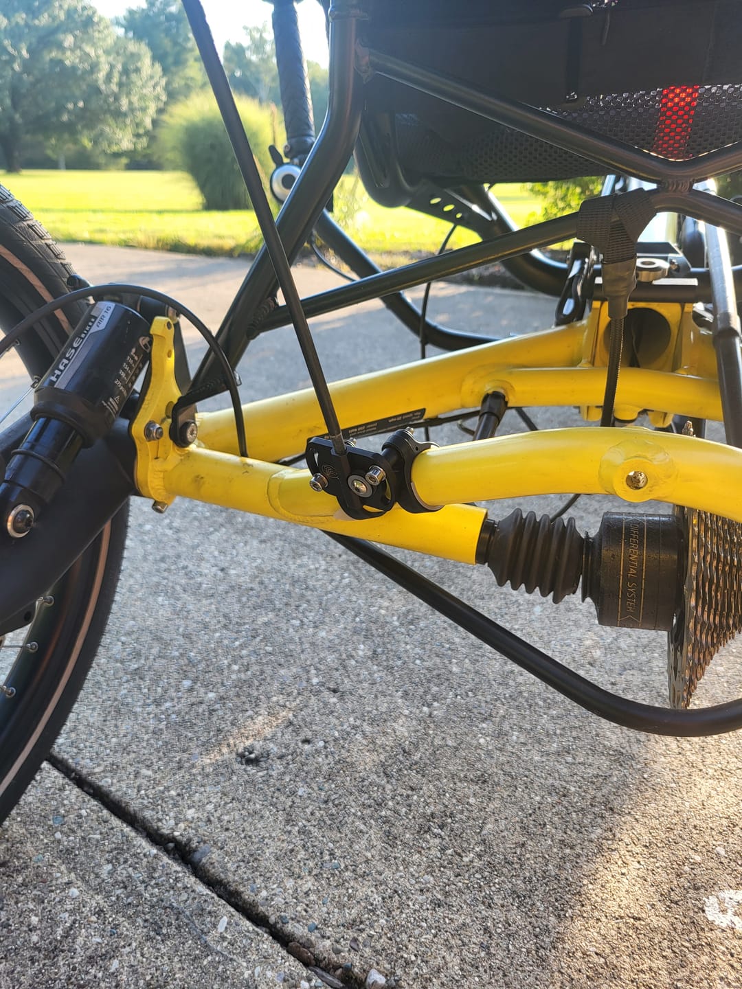 Customer photo review of T-Cycle Flag Mount